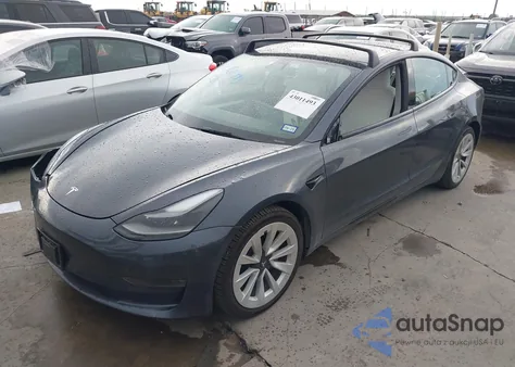 2022 Tesla Model 3 Long Range Dual Motor All-Wheel Drive из США, поврежденный, VIN 5YJ3E1EB3NF115439